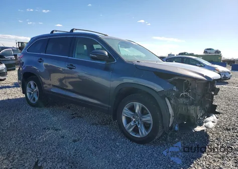 2016 Toyota Highlander Limited z USA, uszkodzony, nr VIN 5TDDKRFH1GS351486